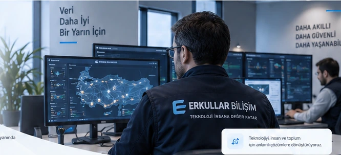 Erkullar Bilişim teknoloji ve sistem kontrol merkezi görseli